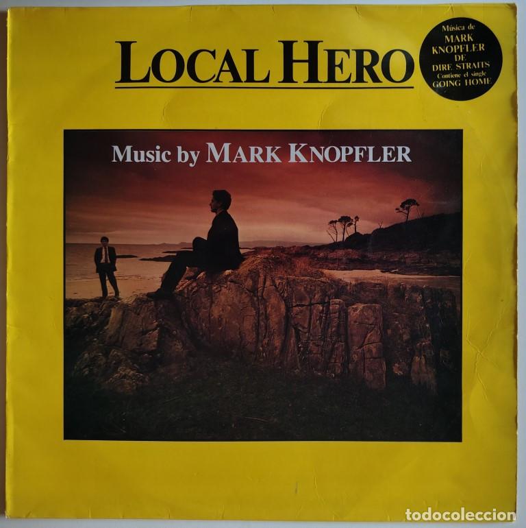 Discos de vinilo: Mark Knopfler (Dire Straits). Local Hero (BSO). V&eacute;rtigo, Spain 1983 LP