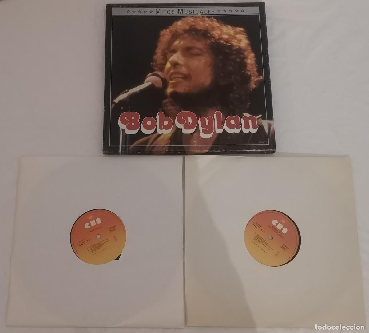 Discos de vinilo: DISCO VINILO BOB DYLAN MITOS MUSICALES (BOX SET) LP 1986 &iexcl;DISCOS IMPECABLES!