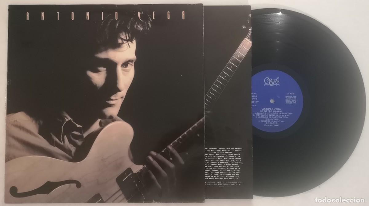 Discos de vinilo: DISCO VINILO ANTONIO VEGA NO ME IR&Eacute; MA&Ntilde;ANA LP 1991