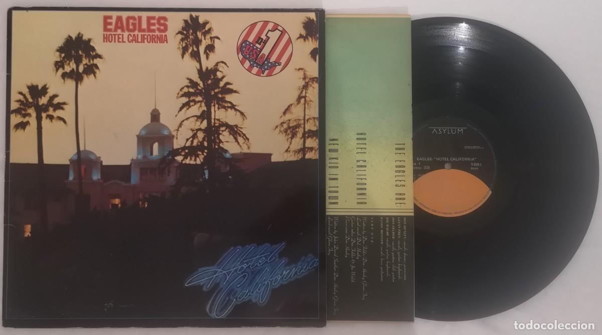 Discos de vinilo: DISCO VINILO EAGLES HOTEL CALIFORNIA LP 1982