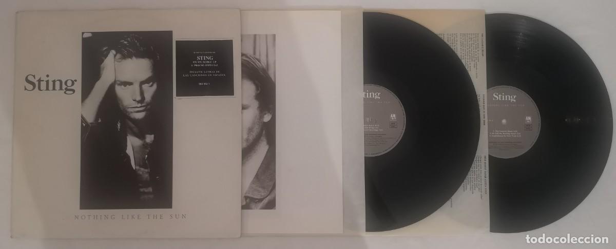 Discos de vinilo: DISCO VINILO STING NOTHING LIKE THE SUN LP 1987