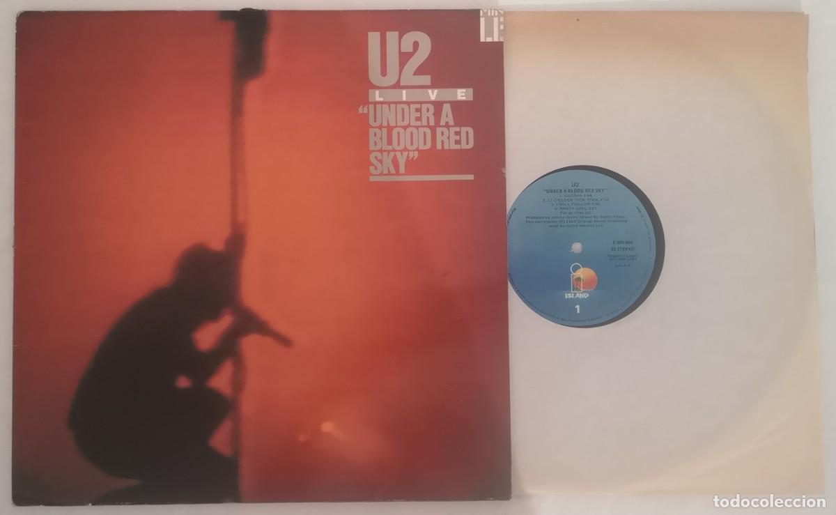 Discos de vinilo: DISCO VINILO U2 UNDER A BLOOD RED SKY LP 1983