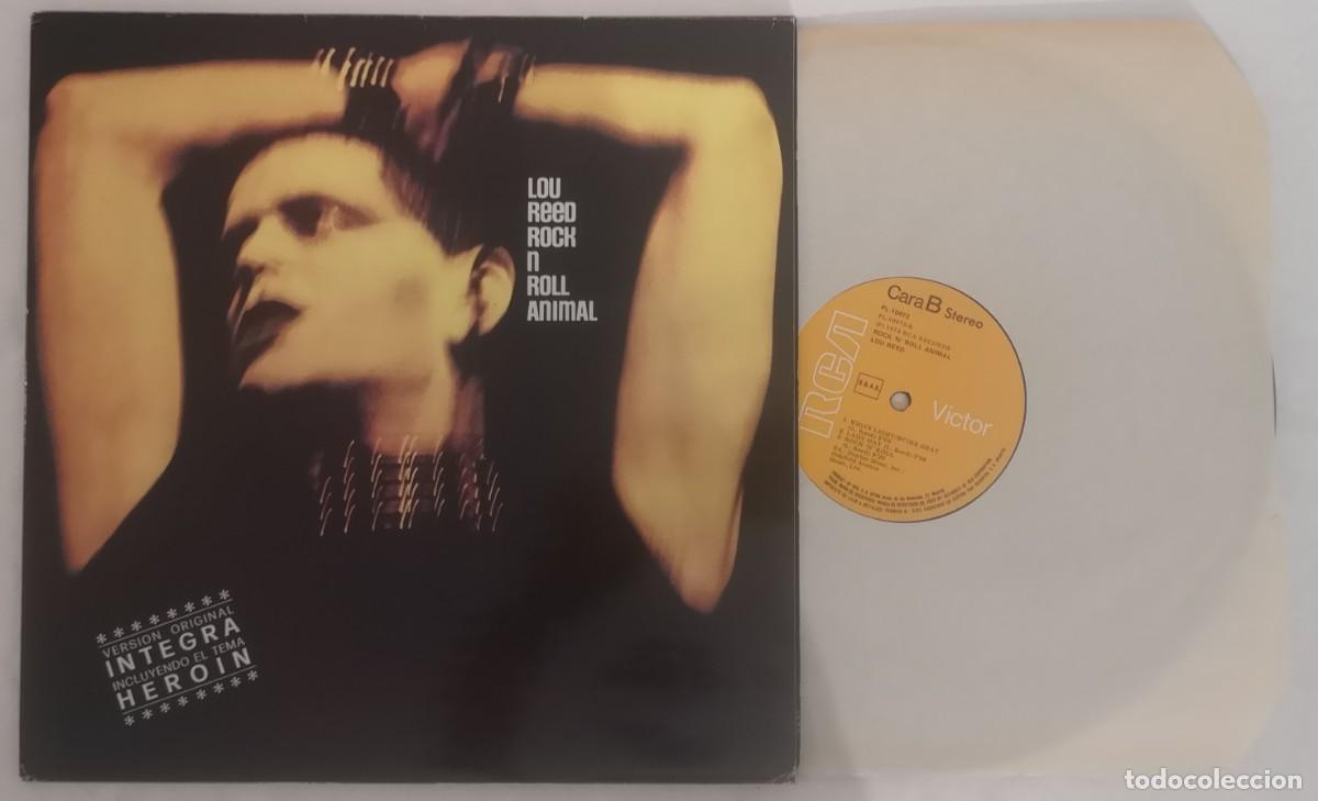 Discos de vinilo: DISCO VINILO LOU REED ROCK N ROLL ANIMAL LP 1977