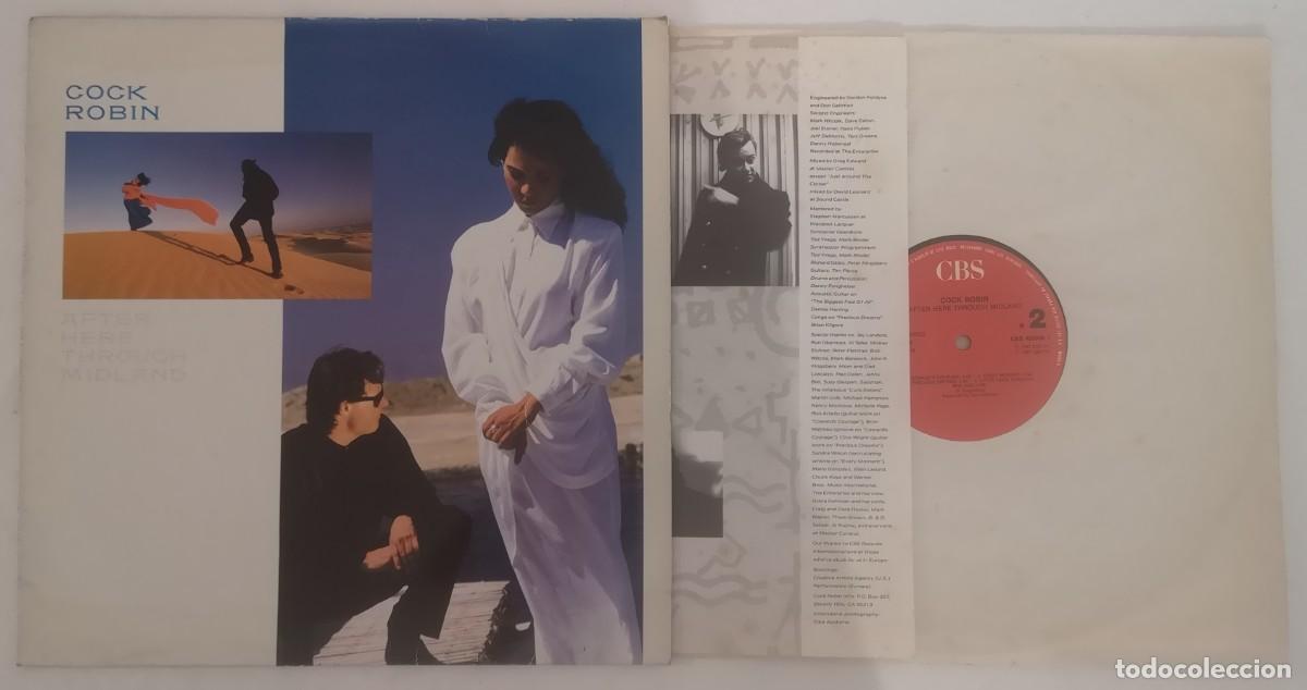 Discos de vinilo: DISCO VINILO COCK ROBIN AFTER HERE THROUGH MIDLAND LP 1987
