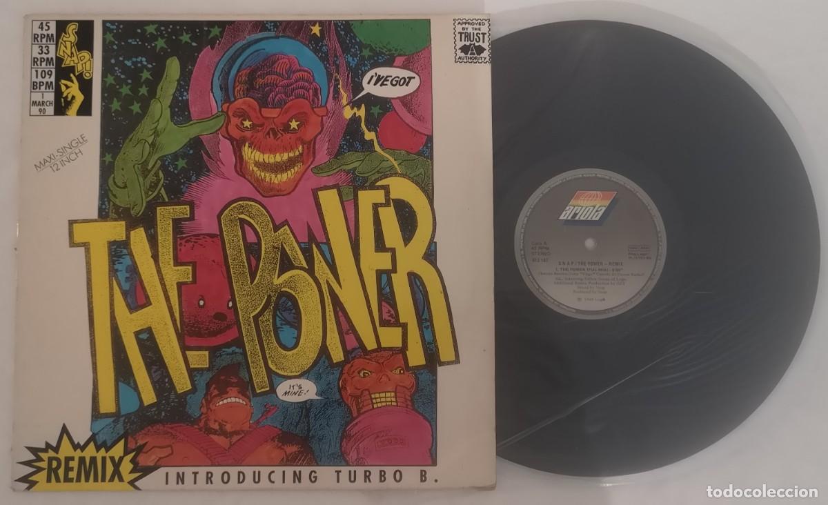 Discos de vinilo: DISCO VINILO SNAP! THE POWER MAXI SINGLE 1990