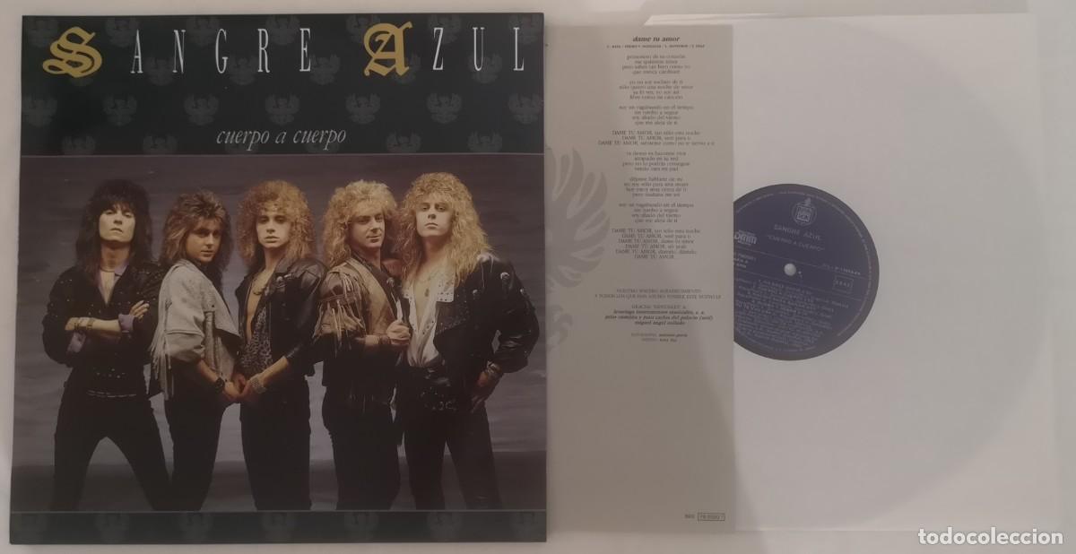 Discos de vinilo: DISCO VINILO SANGRE AZUL CUERPO A CUERPO LP 1988 &iexcl;IMPECABLE! (2)