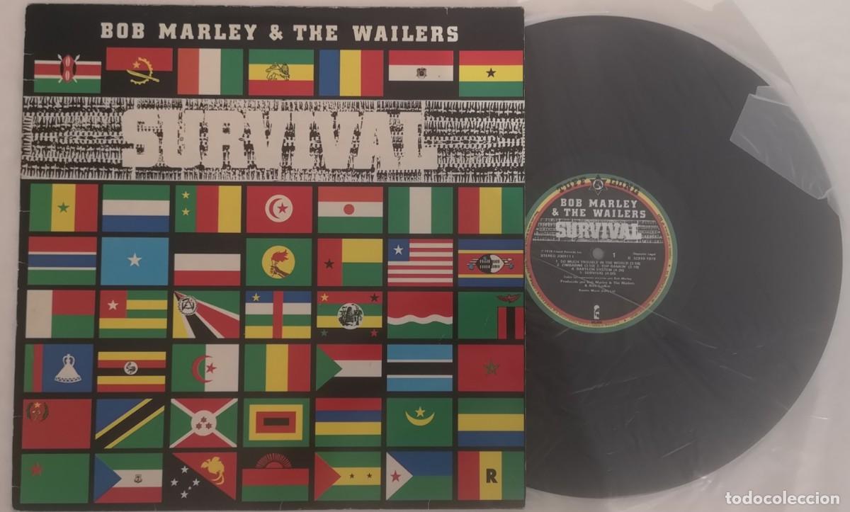Discos de vinilo: DISCO VINILO BOB MARLEY & THE WAILERS SURVIVAL LP 1979 &iexcl;DISCO IMPECABLE! (2)