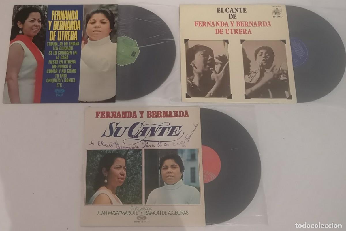 Discos de vinilo: LOTE DISCOS VINILO FERNANDA Y BERNARDA (FLAMENCO) LP &iexcl;PERFECTO ESTADO!