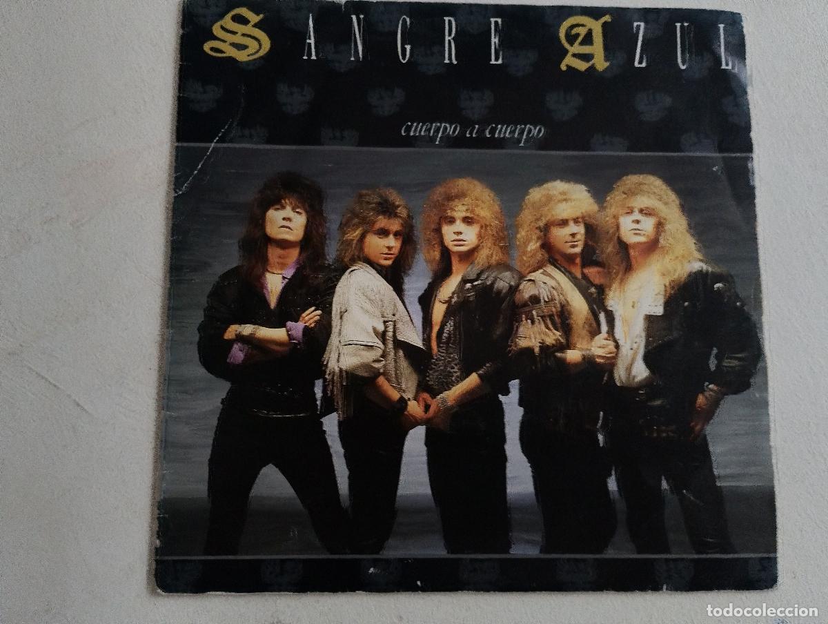 Discos de vinilo: Sangre Azul &ndash; Cuerpo A Cuerpo / Siguelo, 1988 Hard Rock, Heavy Metal