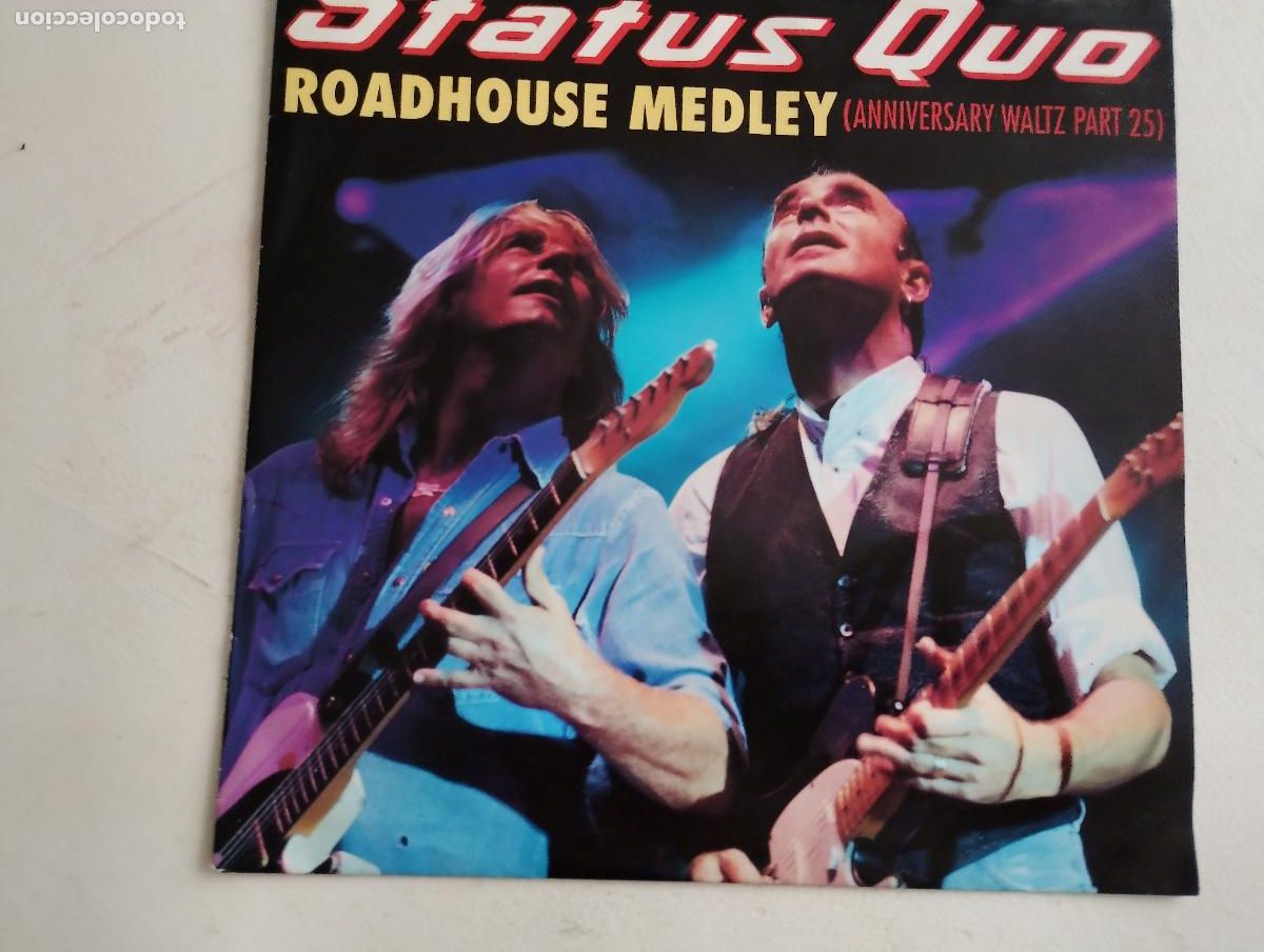 Discos de vinilo: Status Quo &ndash; Roadhouse Medley (Anniversary Waltz Part 25), 1992 rock,