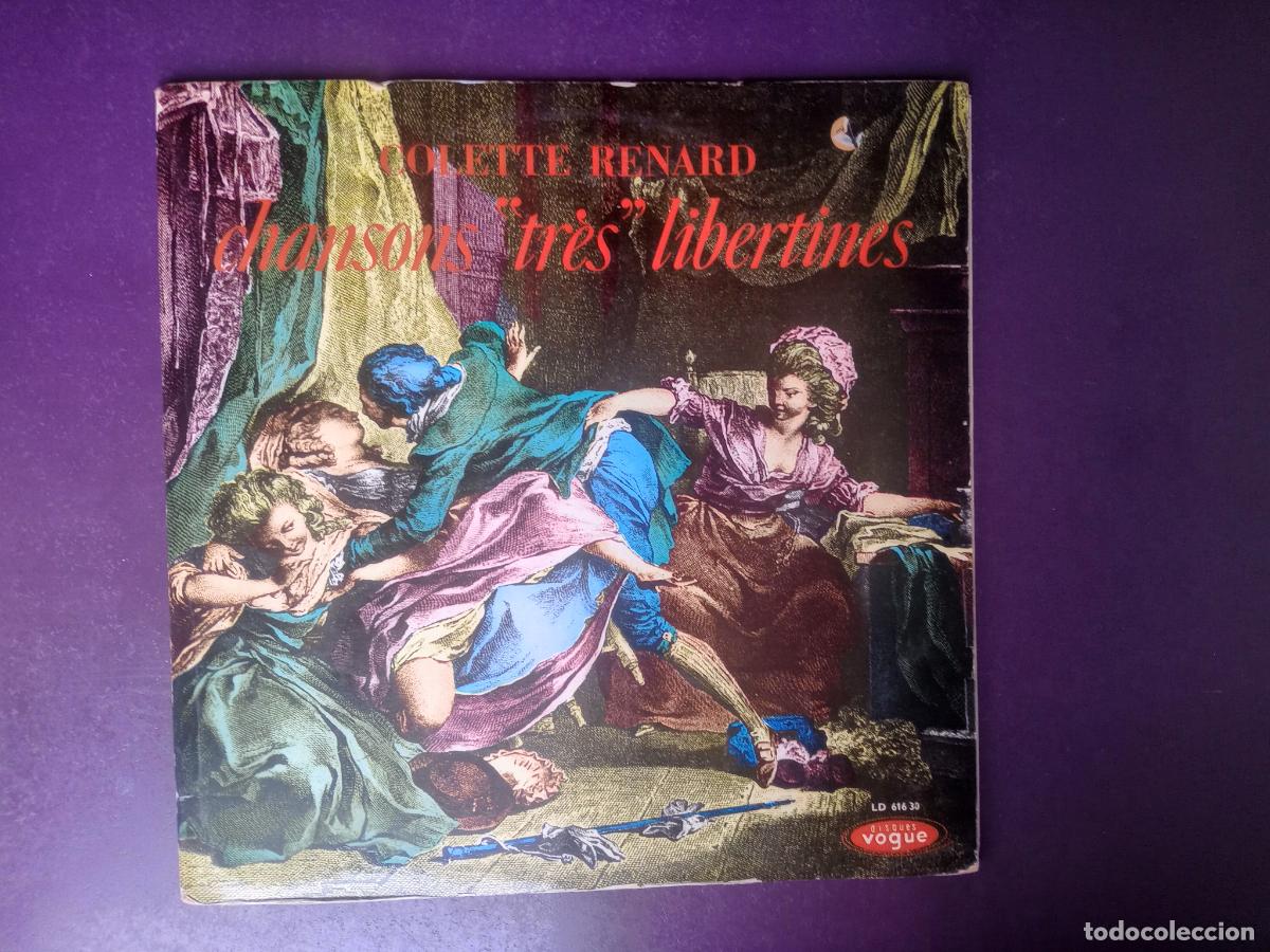 Discos de vinilo: Colette Renard &lrm;&ndash; Chansons Tr&egrave;s Libertines - LP VOGUE 1963 - FOLK FRANCIA,