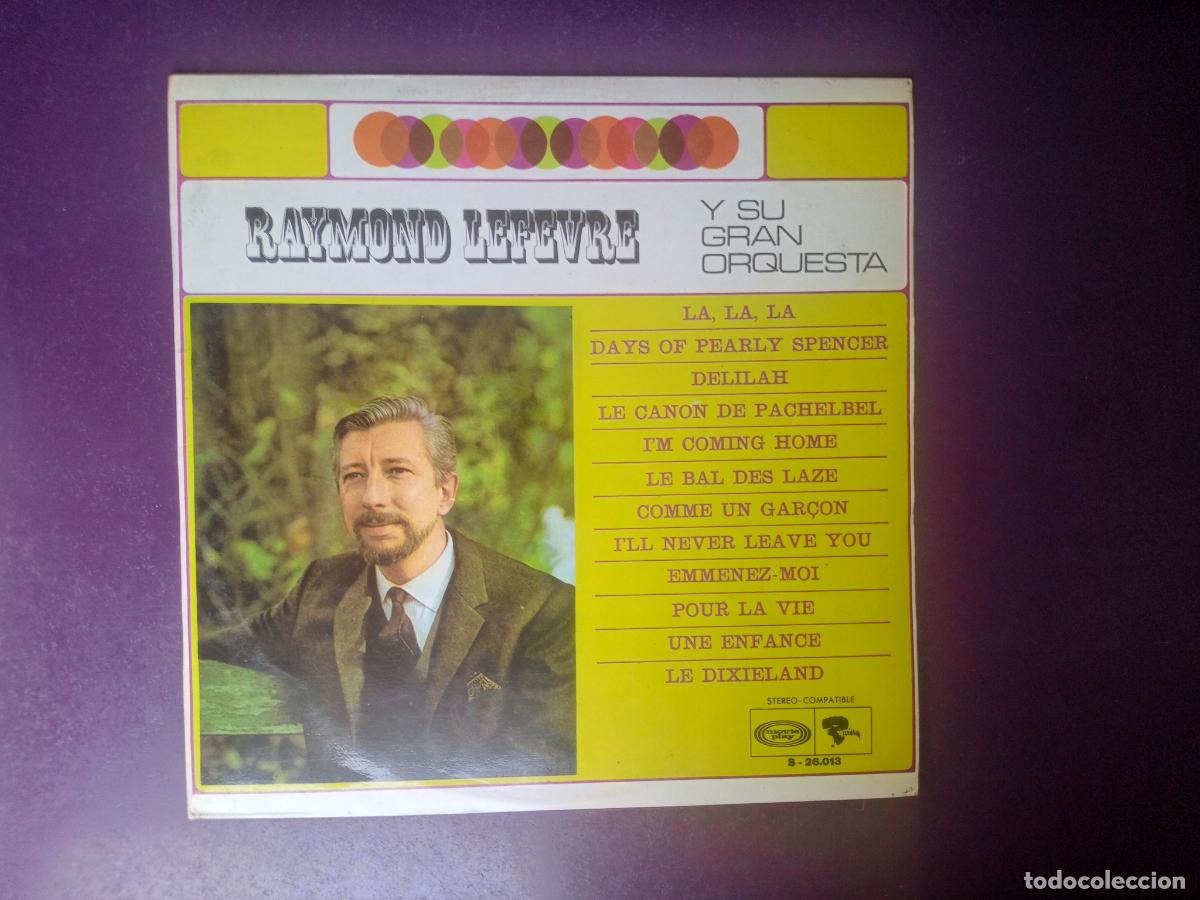 Discos de vinilo: Raymond Lefevre Y Su Gran Orq &ndash; Palmares De Canciones N&ordm; 3 - LP SONOPLAY 1968 - LOUNGE POP JAZZ