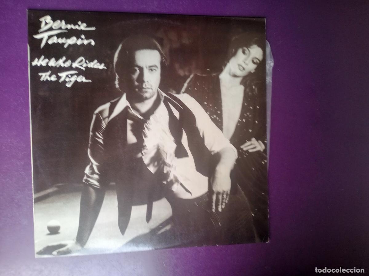 Discos de vinilo: Bernie Taupin &ndash; He Who Rides The Tiger - LP HISPAVOX 1980 - POP ROCK 70'S 80'S - ELTON JOHN