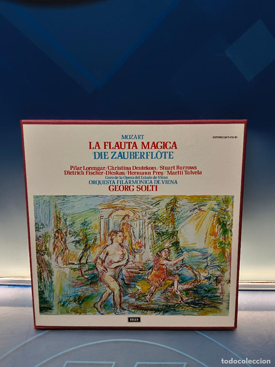 Discos de vinilo: Lps, vinilos, BOX, MOZART La flauta m&aacute;gica. George Solti (3 LPs)
