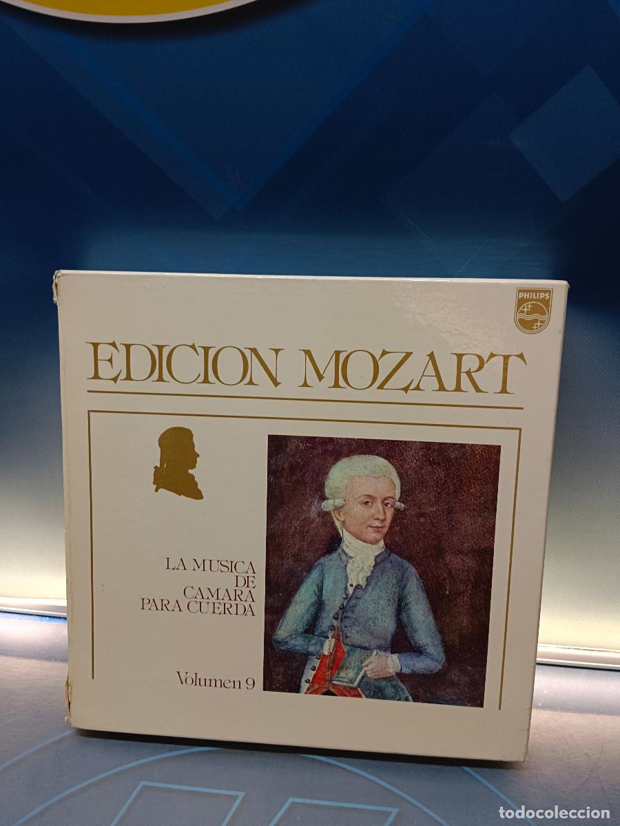 Discos de vinilo: 15 discos, lps, BOX, mozart la musica de camara II, volumen 9