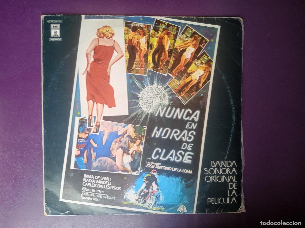 Discos de vinilo: NUNCA EN HORAS DE CLASE - LP EMI 1978 BSO CINE 70'S - NEW TROLLS, MARCE CHEMA. DISCO 70S ELECTRONICA