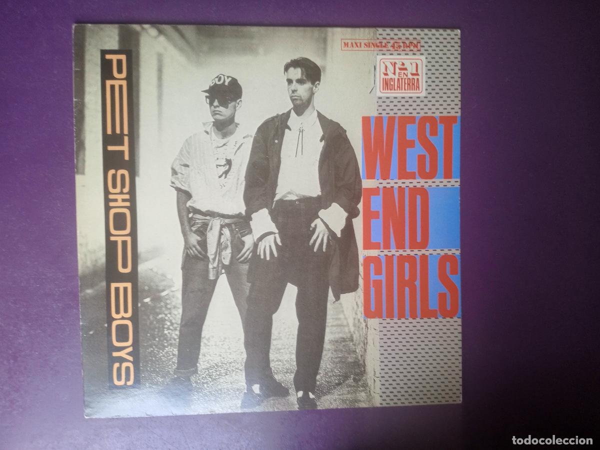 Discos de vinilo: Pet Shop Boys &lrm;&ndash; West End Girls - MAXI EMI 1985 - ELECTRONICA DISCO POP 80'S - MUY POCO USO