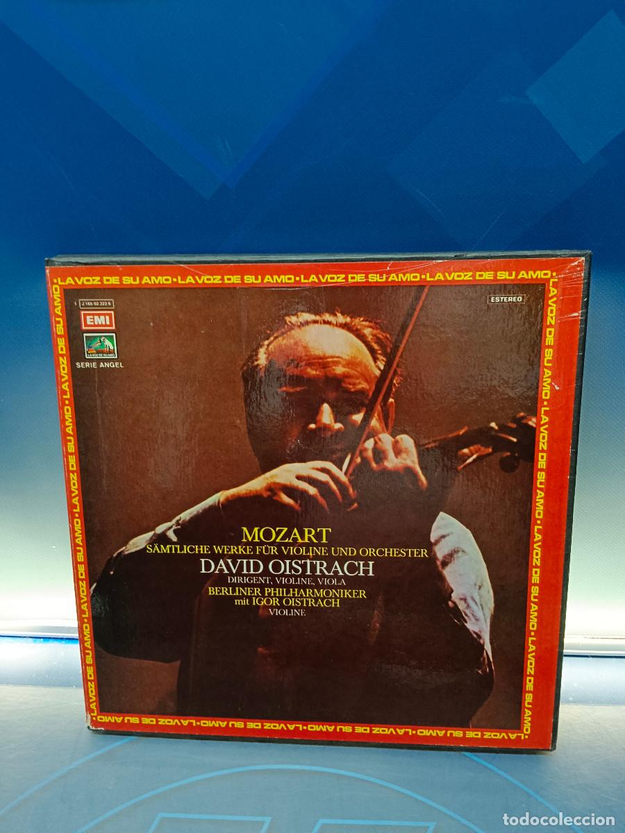 Discos de vinilo: Lps, BOX Mozart - David Oistrach, Igor Oistrach &ndash; S&auml;mtliche Werke F&uuml;r Violine Und Orchester
