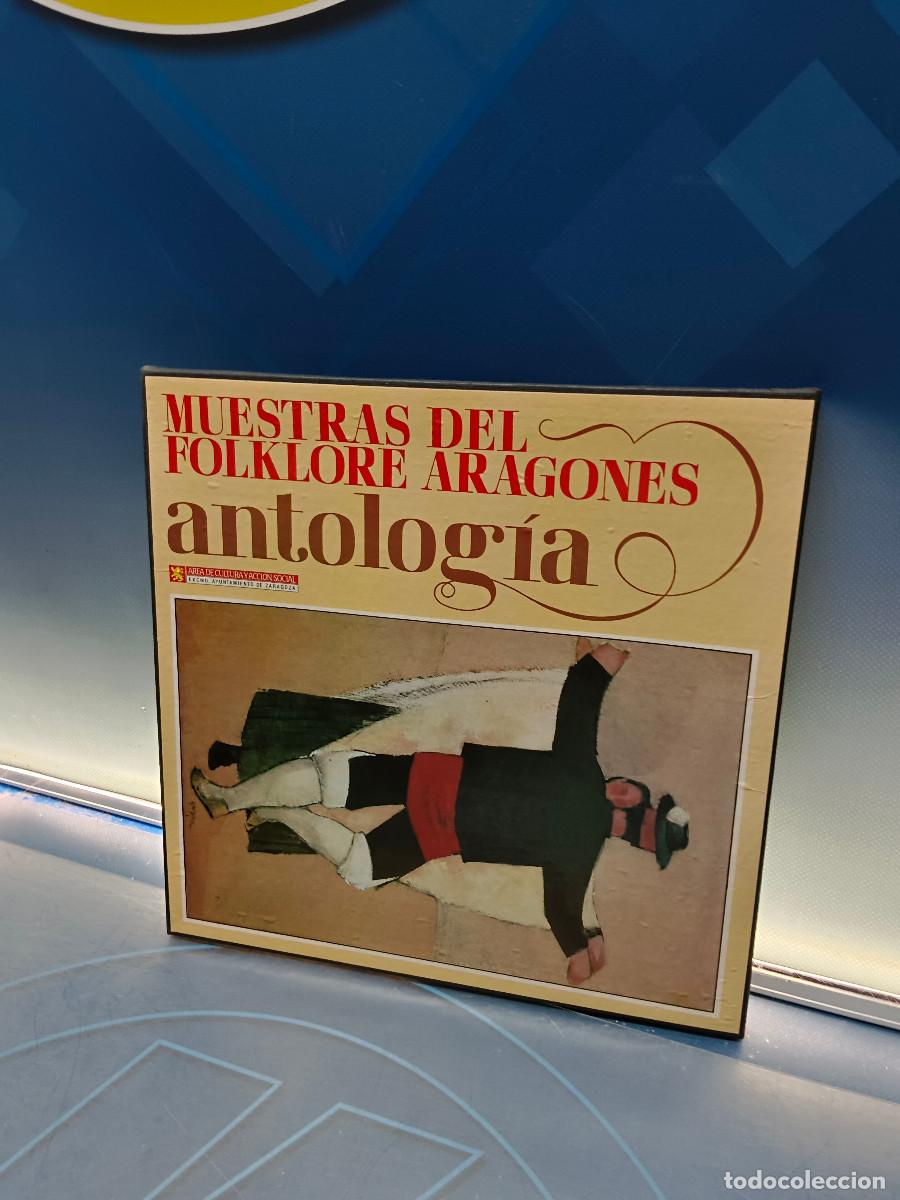 Discos de vinilo: Lp, box , vinilos MUESTRAS DE FOLKLORE ARAGONES. ANTOLOGIA. (Caja con 3 Lps. + Libreto, Xirivella Rd