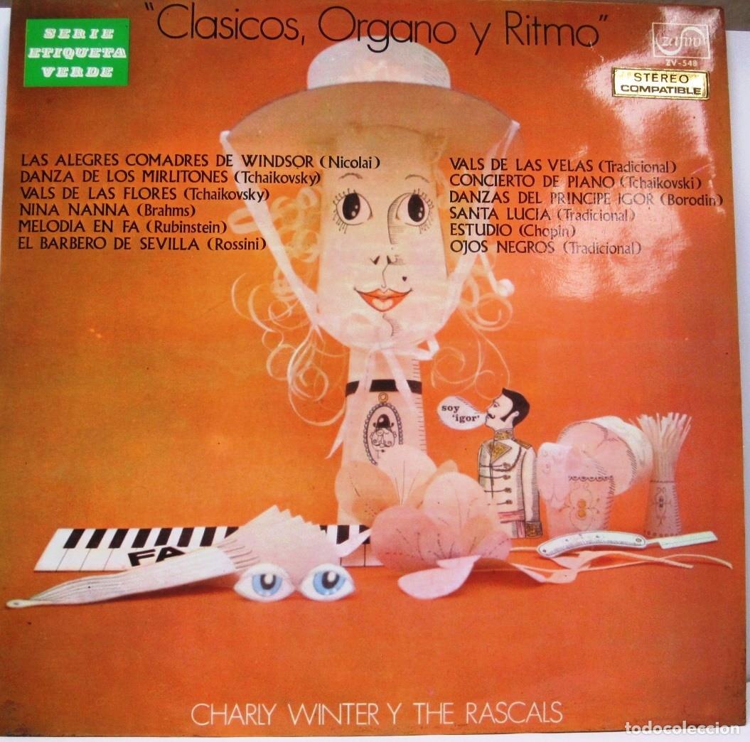 Discos de vinilo: CHARLY WINTER Y THE RASCALS - CLASICOS ORGANO Y RITMO - LP