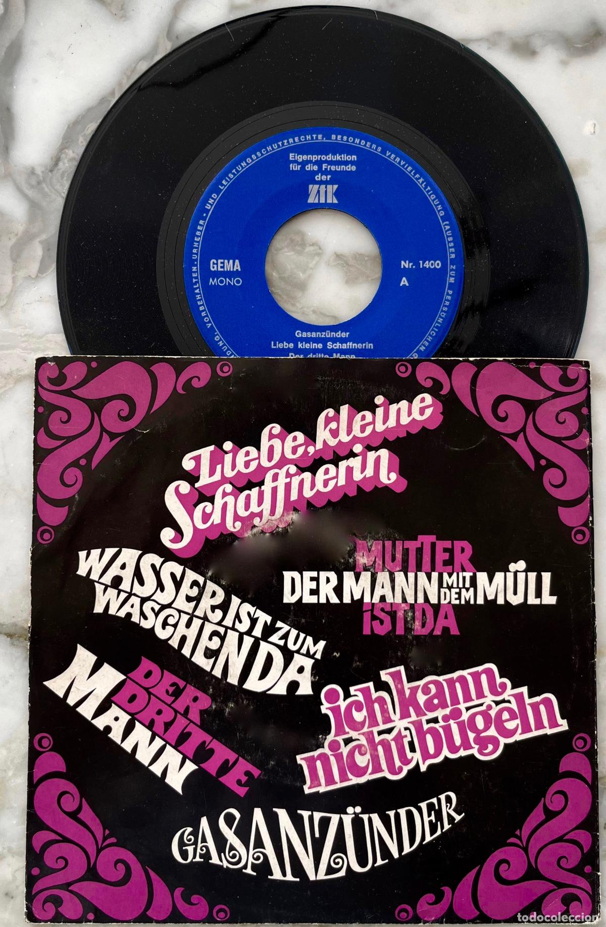 Discos de vinilo: EIGENPRODUKTION F&Uuml;R DIE FREUNDE DE ZTK. GASANZ&Uuml;NDER + 5 TRACKS. EP ALEMANIA
