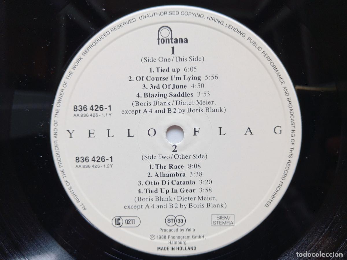 Discos de vinilo: Yello - Flag / Yello - Flag - Foto 4