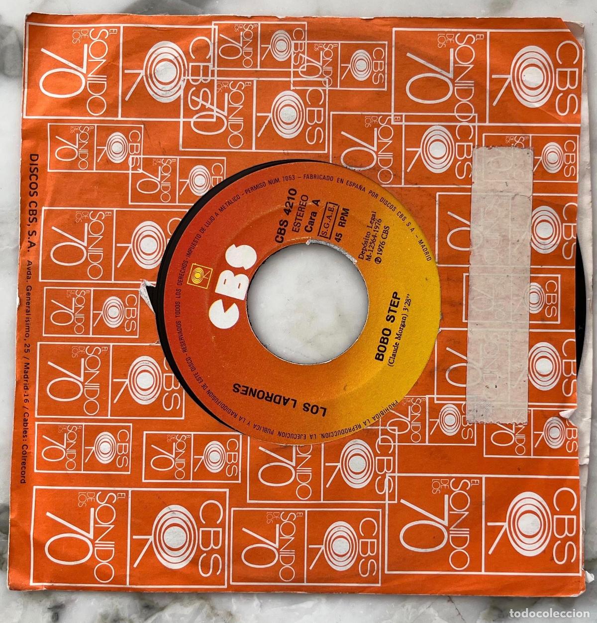 Discos de vinilo: LOS LADRONES. BOBO STEP. SINGLE ORIGINAL ESPA&Ntilde;A 1976