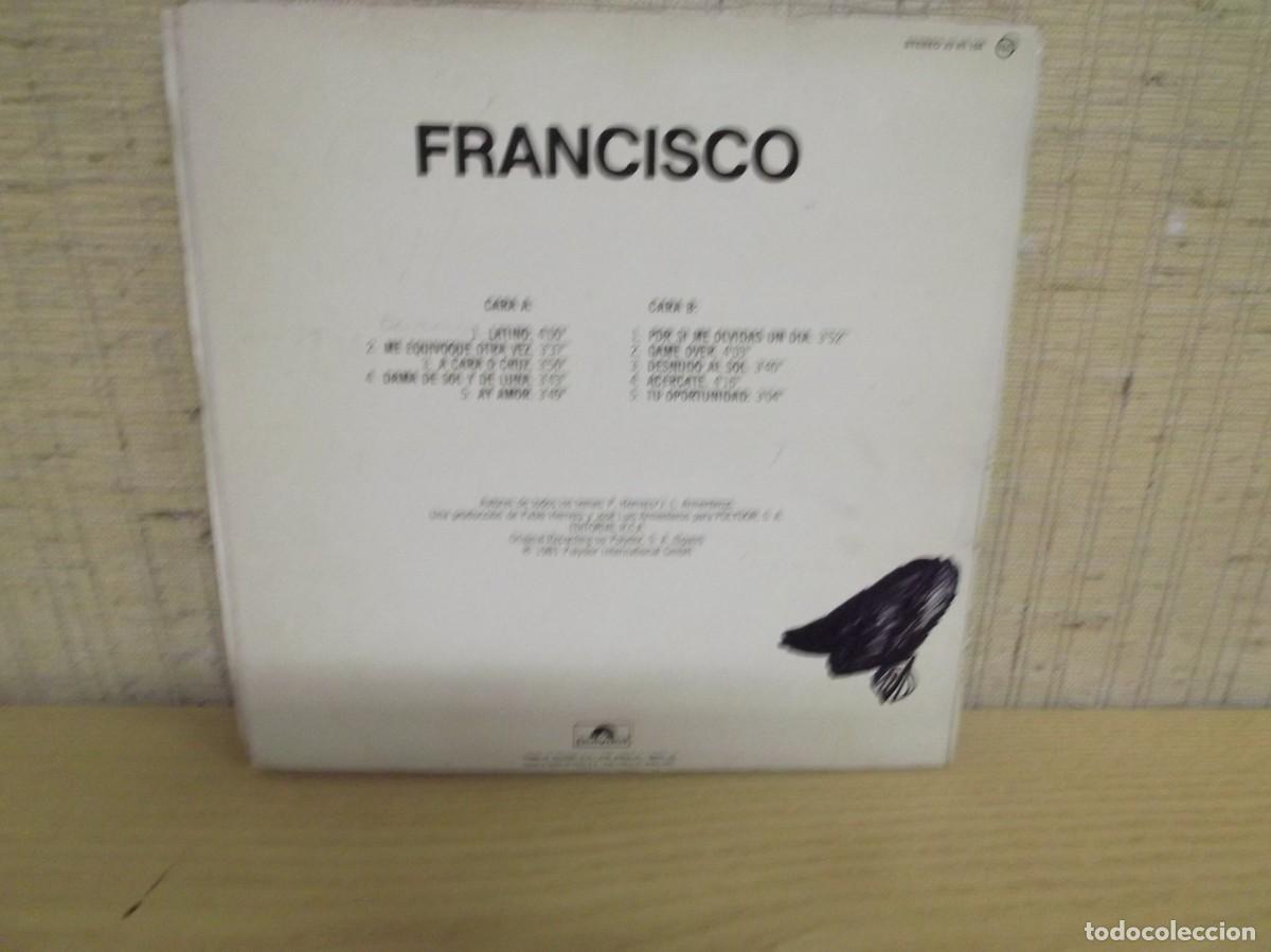 Discos de vinilo: Francisco &rdquo;Latino&rdquo;.Disco Lp Polydor 1981 - Foto 3
