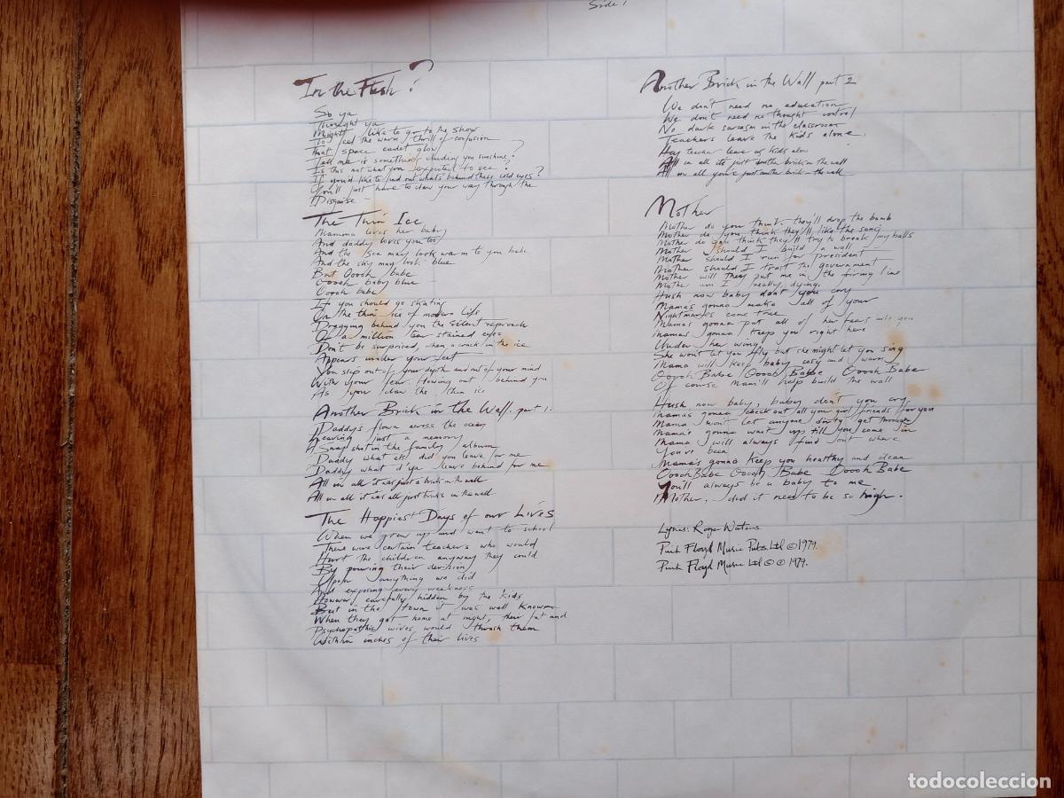 Discos de vinilo: Pink Floyd - the wall - Foto 5