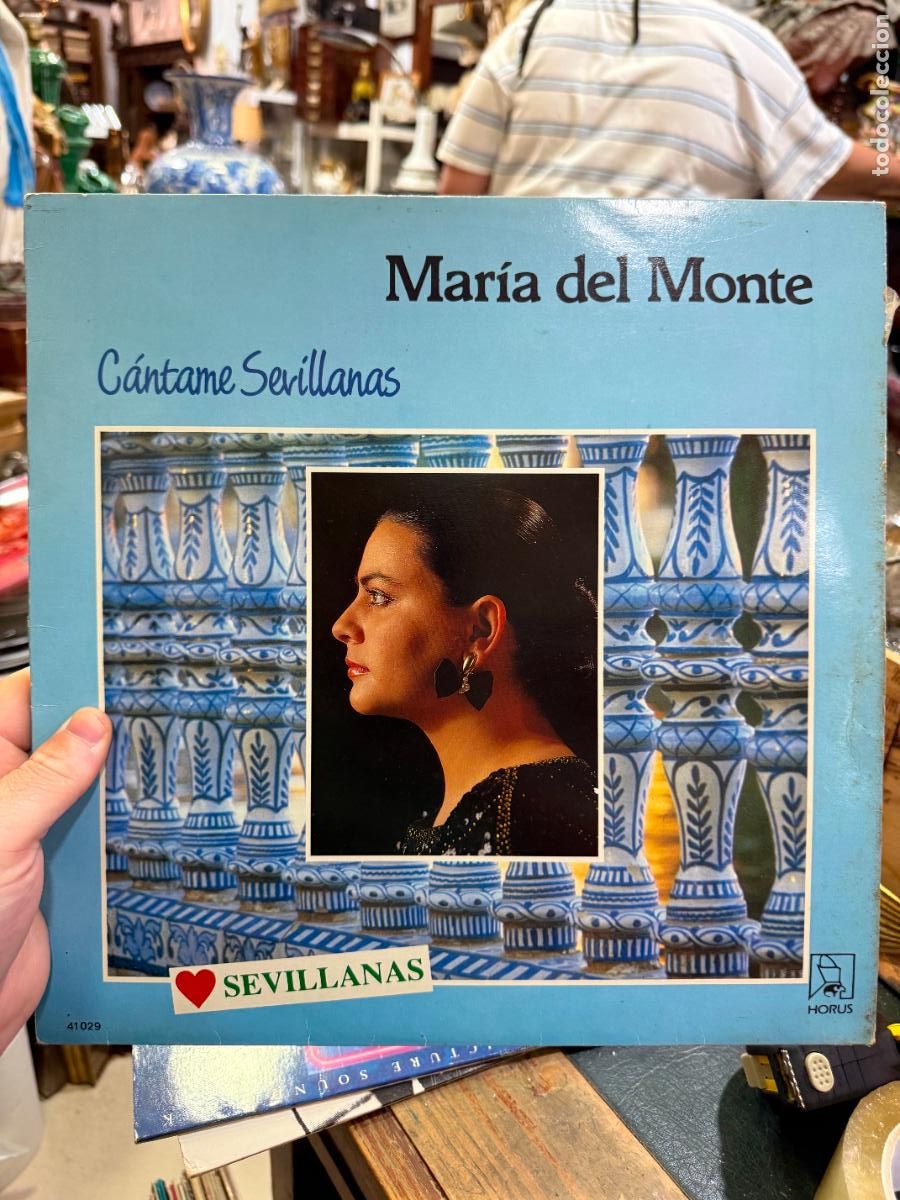 Discos de vinilo: LP MARIA DEL MONTE - CANTAME SEVILLANAS