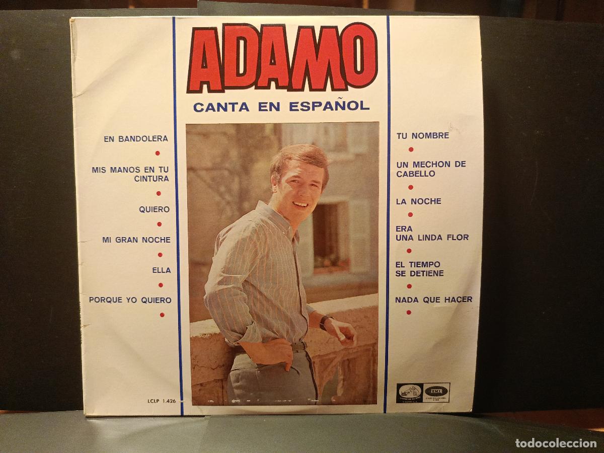Discos de vinilo: ADAMO CANNNTA EN ESPA&Ntilde;OL LP ESPA&Ntilde;A 1966 PDELUXE