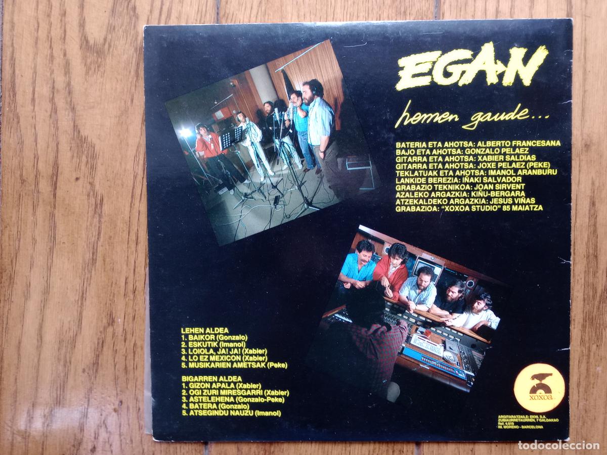 Discos de vinilo: Egan - hemen gaude... - Foto 2