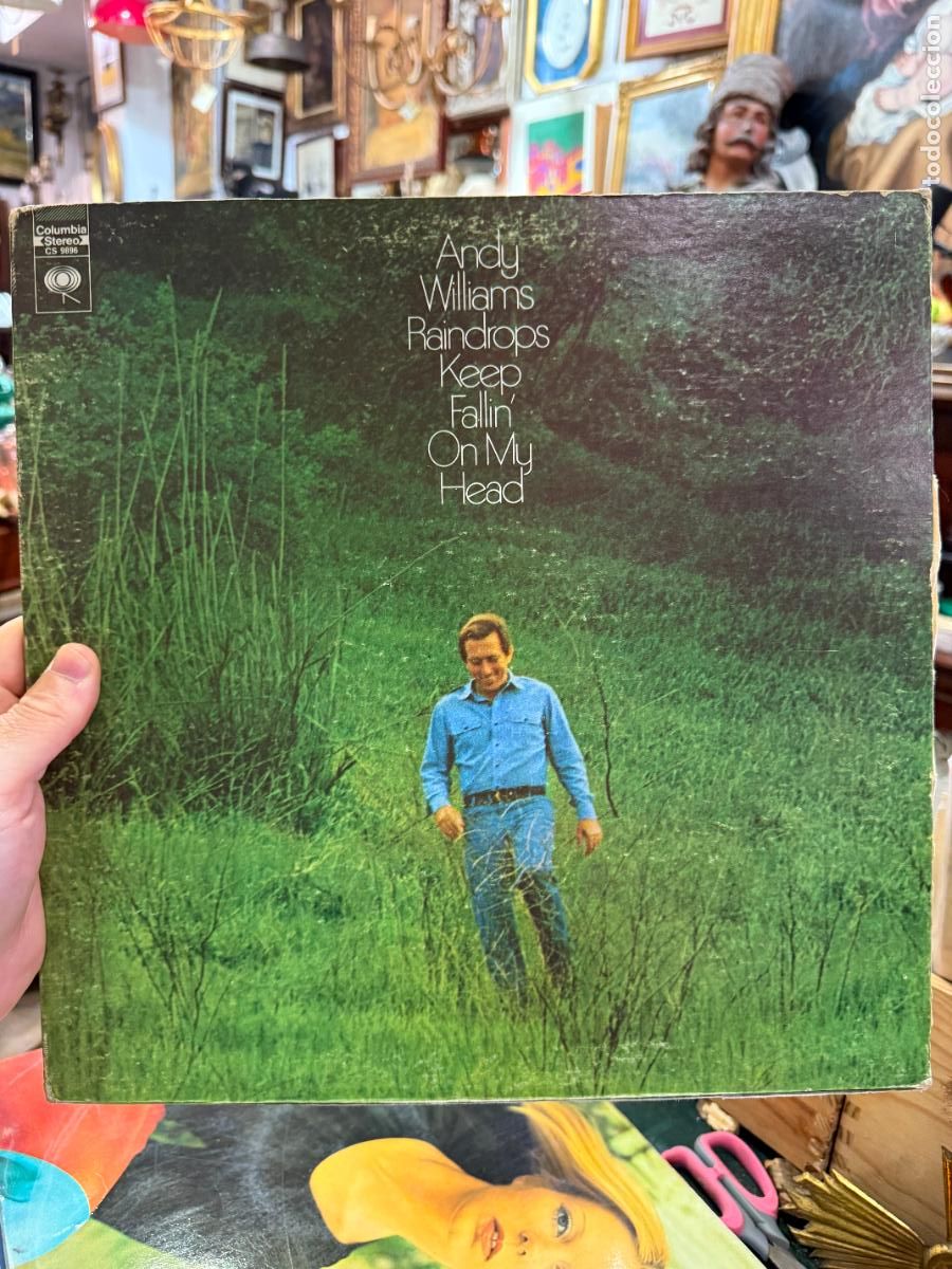 Vinyl-Schallplatten: LP ANDY WILLIAMS RAINDROPS KEEP FALLIN ON MY HEAD