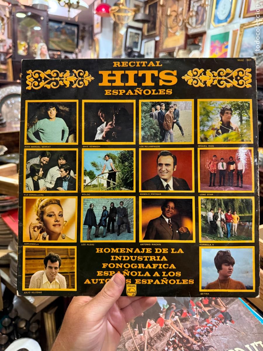 Discos de vinilo: LP HOMENAJE DE LA INDUSTRIA FONOGRAFICA ESPA&Ntilde;OLA A LOS AUTORES ESPA&Ntilde;OLES