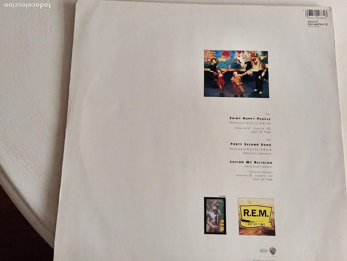 Discos de vinilo: R E M, shiny happy people, - Foto 4