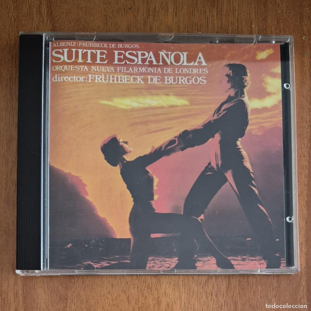 Discos de vinilo: SUITE ESPA&Ntilde;OLA (ALBENIZ / FRUHBECK DE BURGOS) - ORQUESTA NUEVA FILARM&Oacute;NICA DE LONDRES (CD)