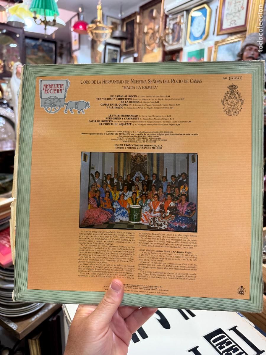 Discos de vinilo: LP CORO DE LA HERMANDAD DEL ROCIO DE CAMAS - Foto 2