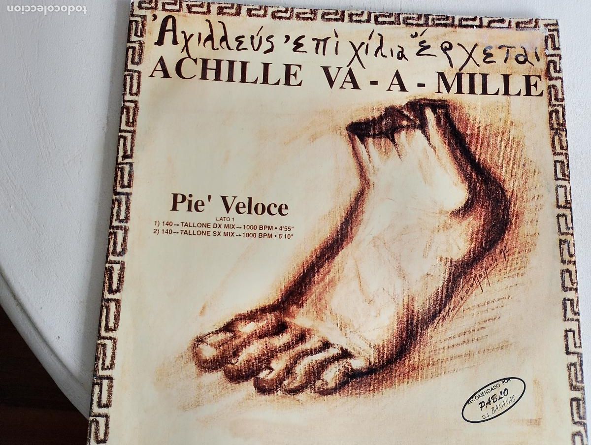 Discos de vinilo: A Chille Va A Mille &ndash; Danza Di Achille,1993 Electronic Techno - Foto 2