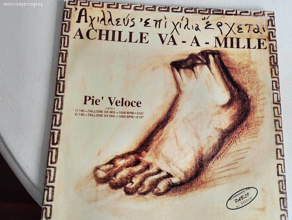 Discos de vinilo: A Chille Va A Mille &ndash; Danza Di Achille,1993 Electronic Techno