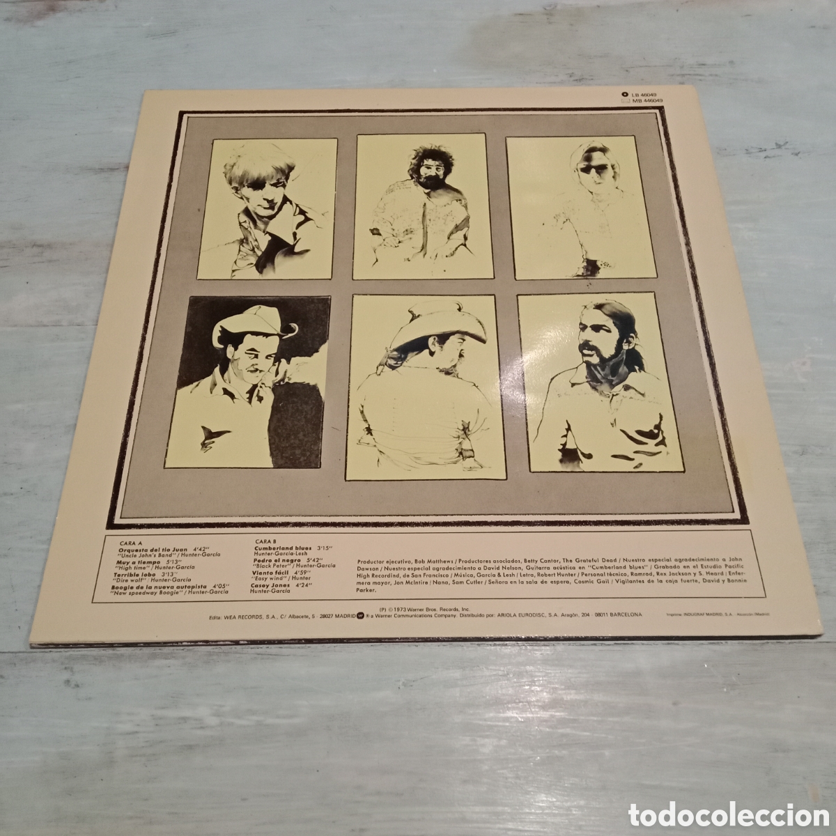 Discos de vinilo: THE GRATEFUL DEAD - WORKINGMANS DEAD - LP - Foto 2