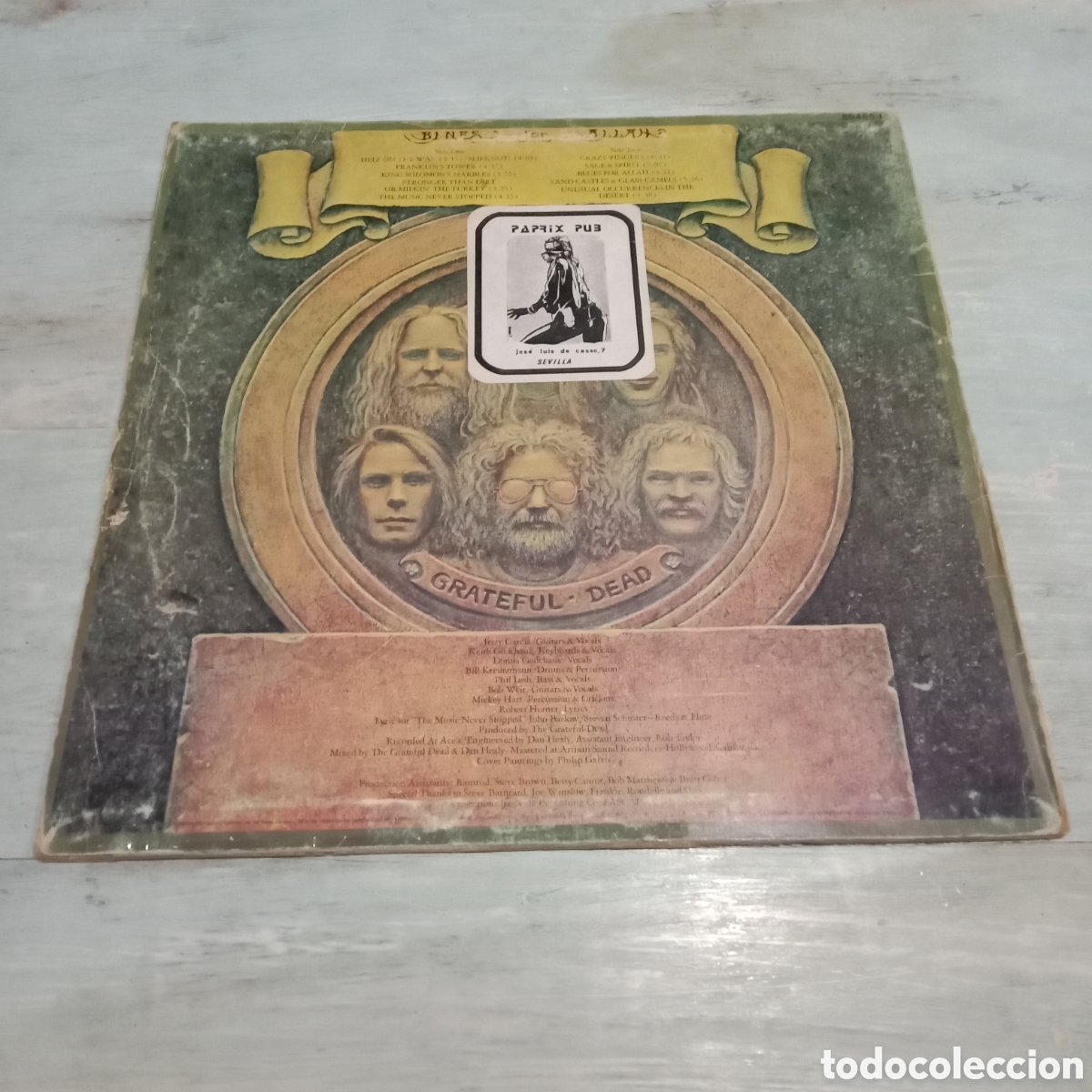 Discos de vinilo: THE GRATEFUL DEAD - BLUES FOR ALLAH - LP - Foto 2