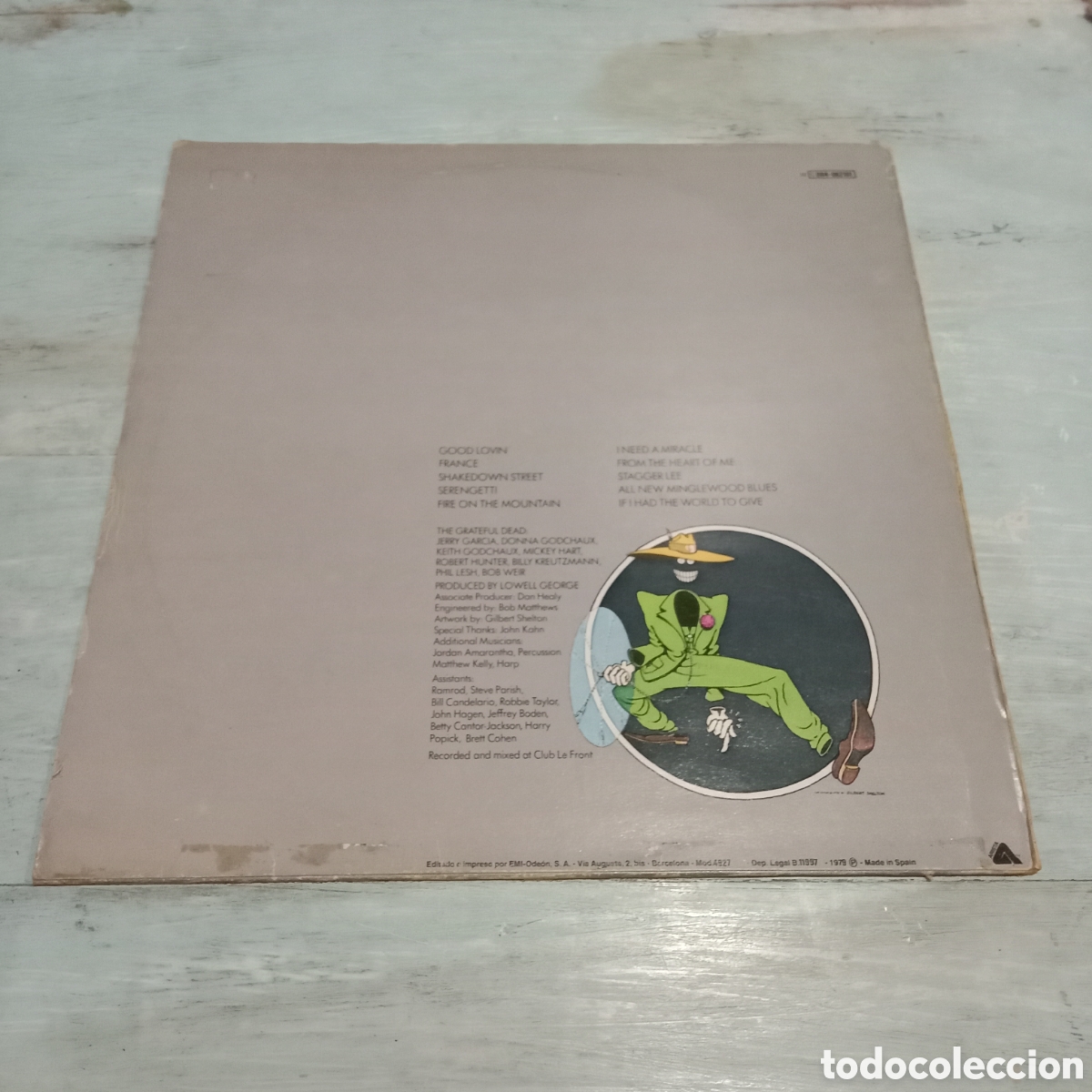 Discos de vinilo: THE GRATEFUL DEAD - SHAKEDOWN STREET - LP - Foto 2