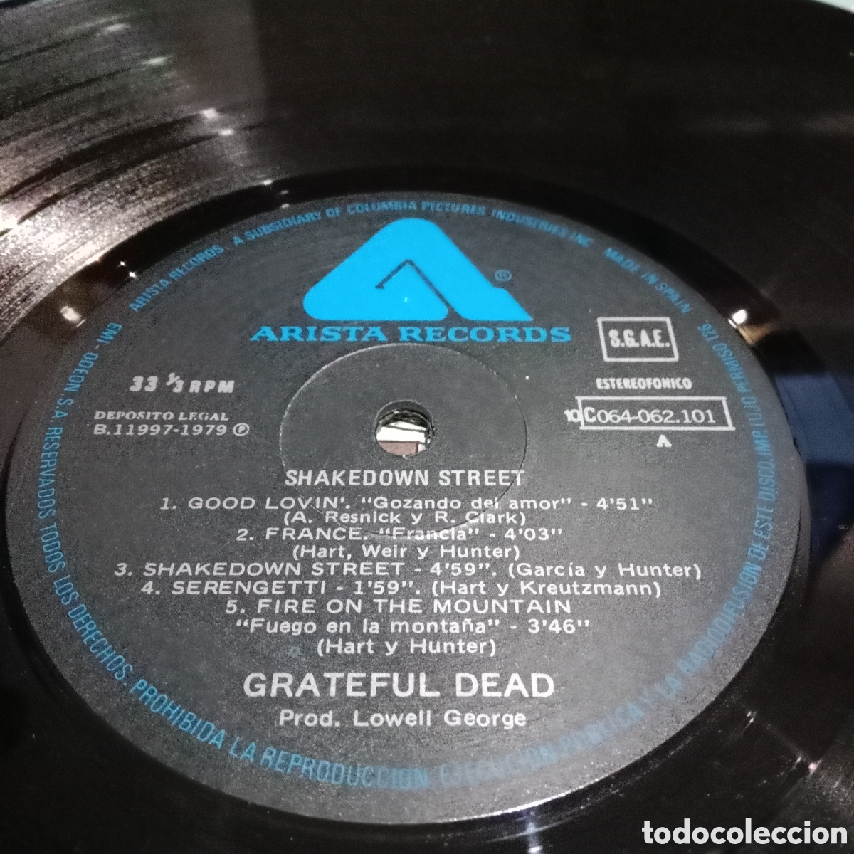 Discos de vinilo: THE GRATEFUL DEAD - SHAKEDOWN STREET - LP - Foto 4
