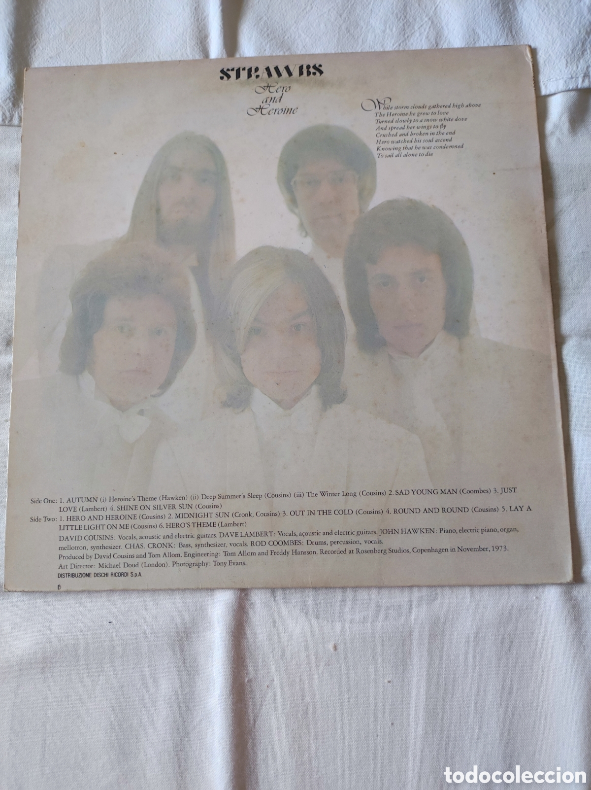 Discos de vinilo: STRAWBS - HERO AND HEROINE - Foto 2