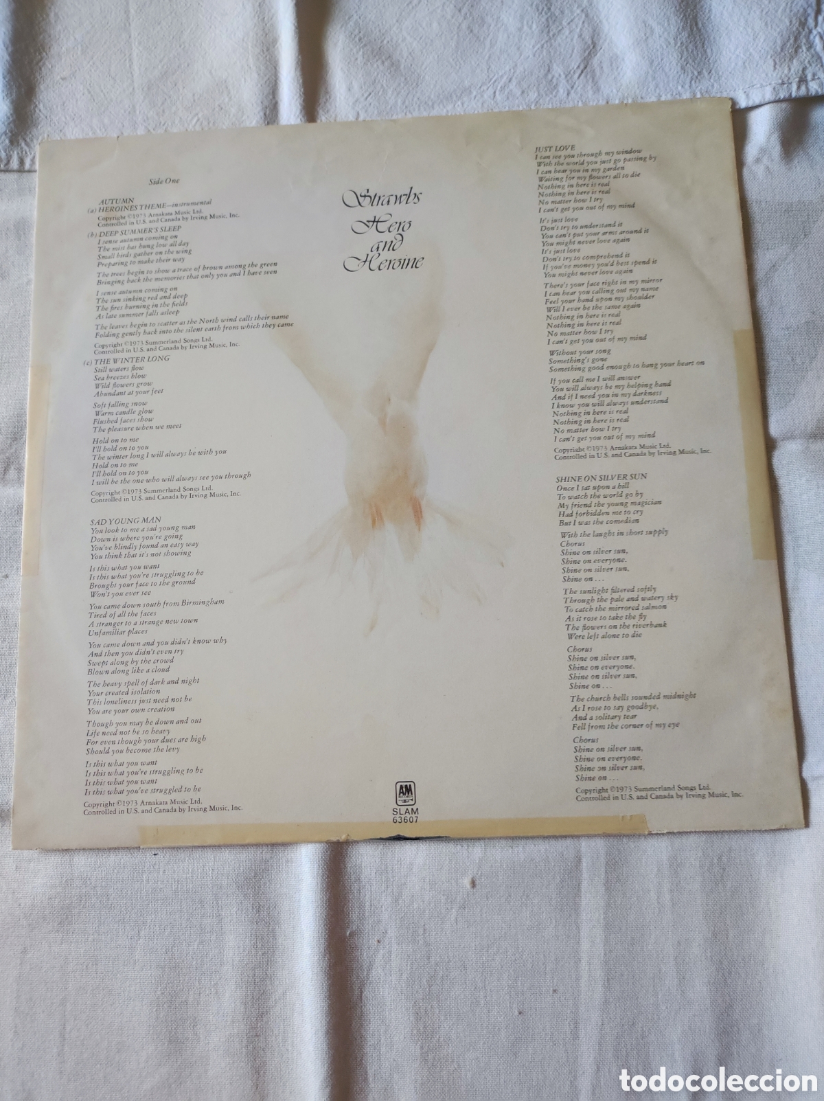 Discos de vinilo: STRAWBS - HERO AND HEROINE - Foto 3
