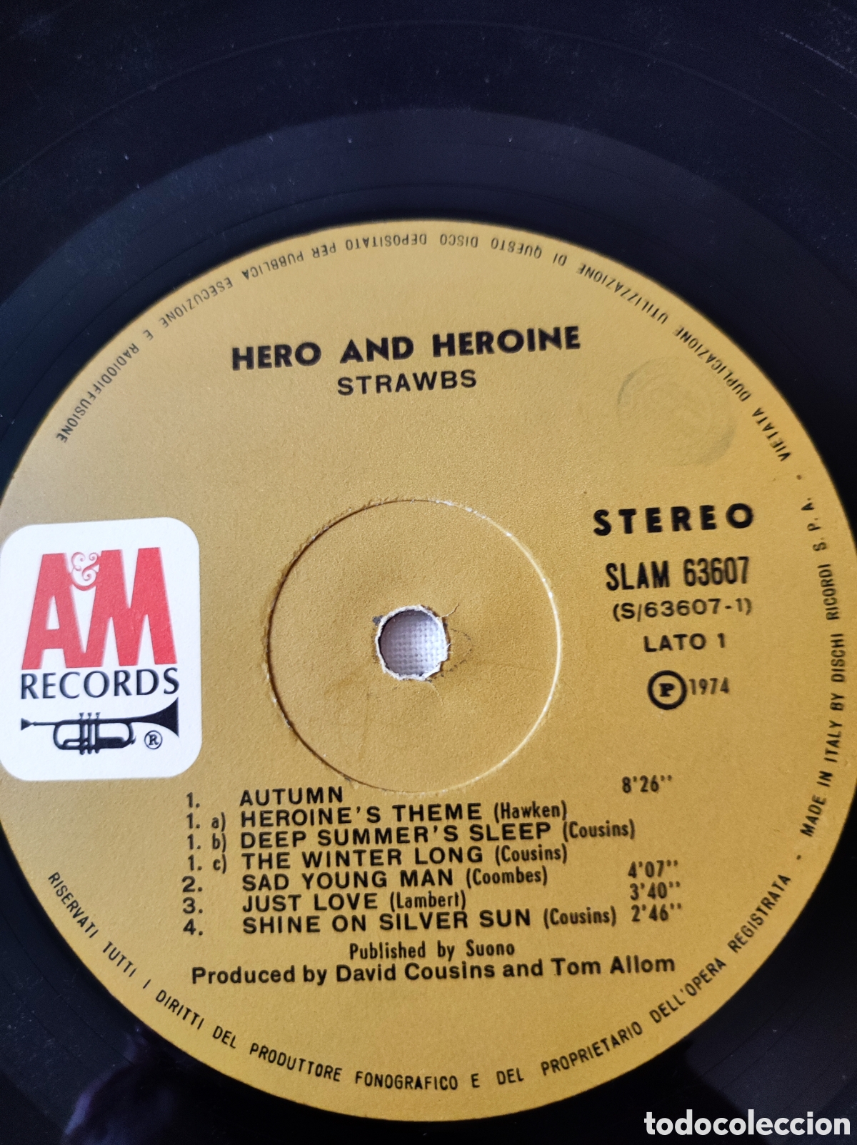 Discos de vinilo: STRAWBS - HERO AND HEROINE - Foto 5