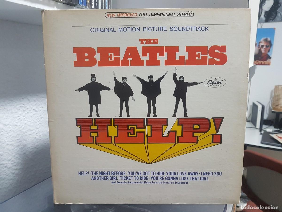 Discos de vinilo: D) The Beatles &rdquo;Help!&rdquo; &rdquo;original motion picture sound track&rdquo; - Lp a&ntilde;o1965 - LEER DESCRIPCION