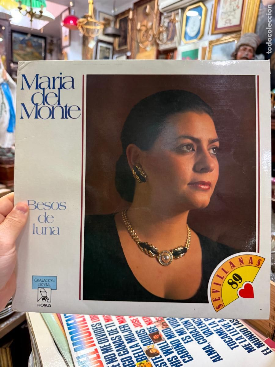 Discos de vinilo: LP MARIA DEL MONTE - BESOS DE LUNA