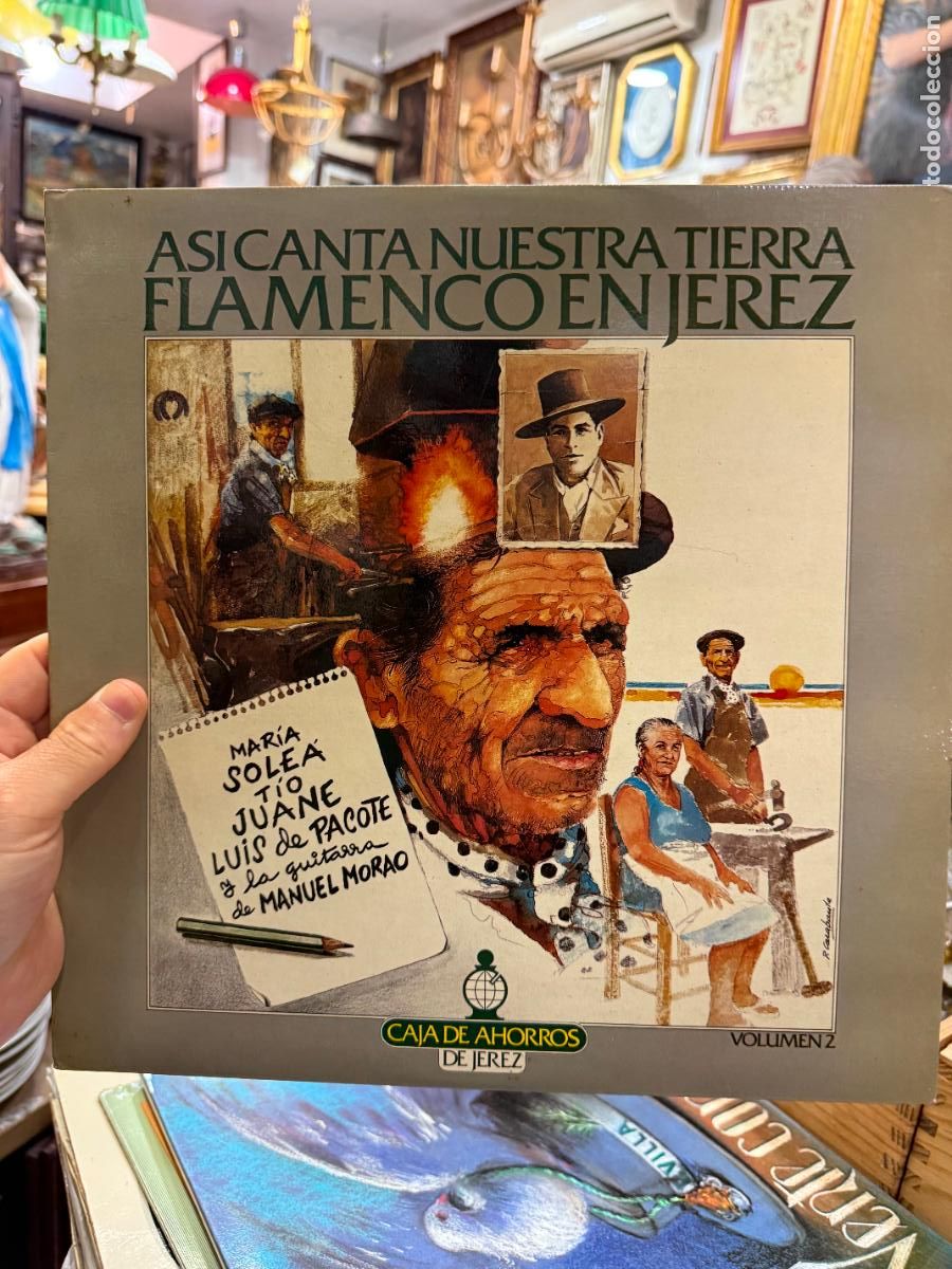 Discos de vinilo: LP ASI CANTA NUESTRA TIERRA FLAMENCO EN JEREZ