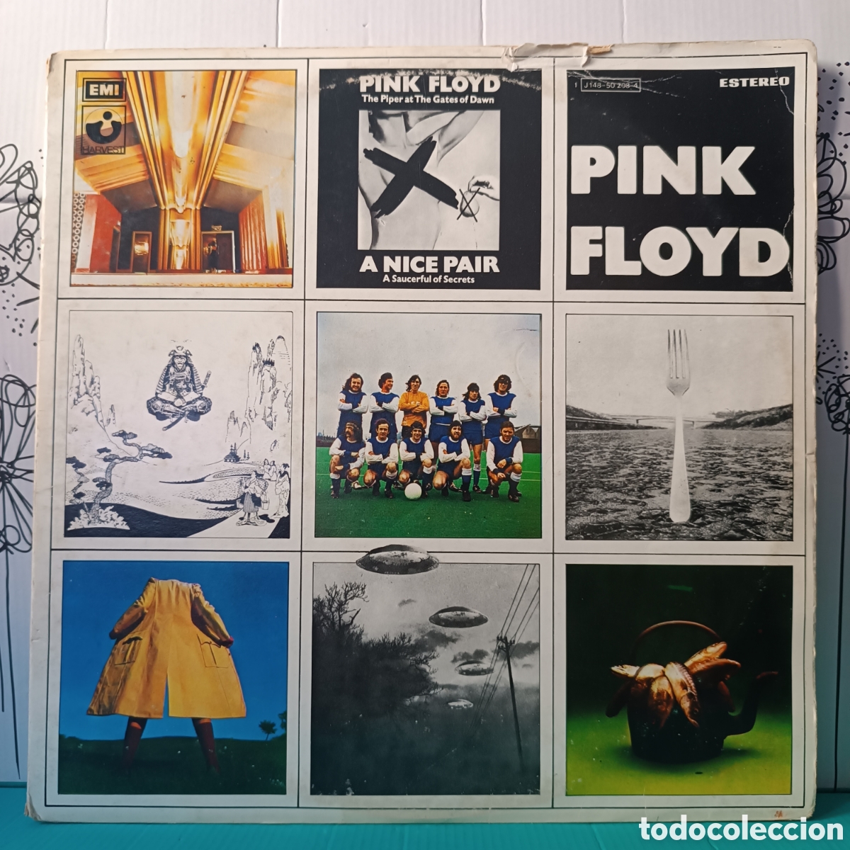 Discos de vinilo: PINK FLOYD. THE PIPER AT THE GATES OF DAWN / A SAUCERFUL OF SECRETA. LP. GATEFOLD